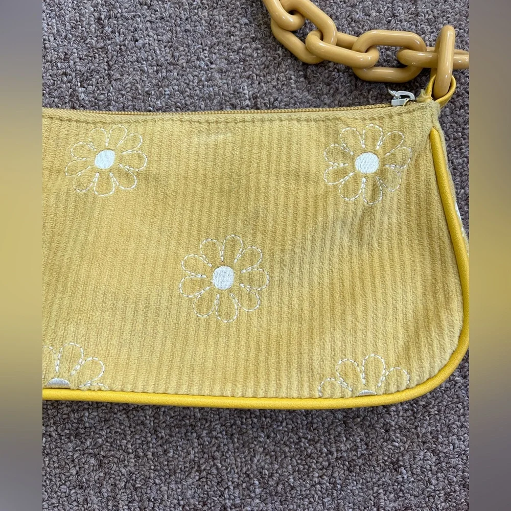 Yellow Daisies Mini Y2K Shoulder Bag Art‎ Class Floral